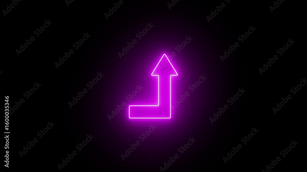 Neon arrow icon, a shiny web symbol for download directions or business design. Neon left-to-up arrow icon. Neon arrow icon, a shiny web symbol for download directions or business design. Neon left-to-up arrow icon.