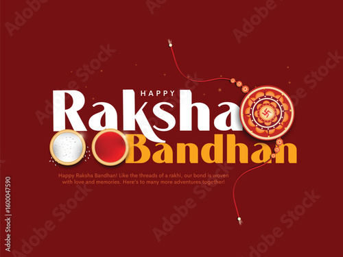 Happy Raksha Bandhan indian festival template background design. creative vector illustration. 