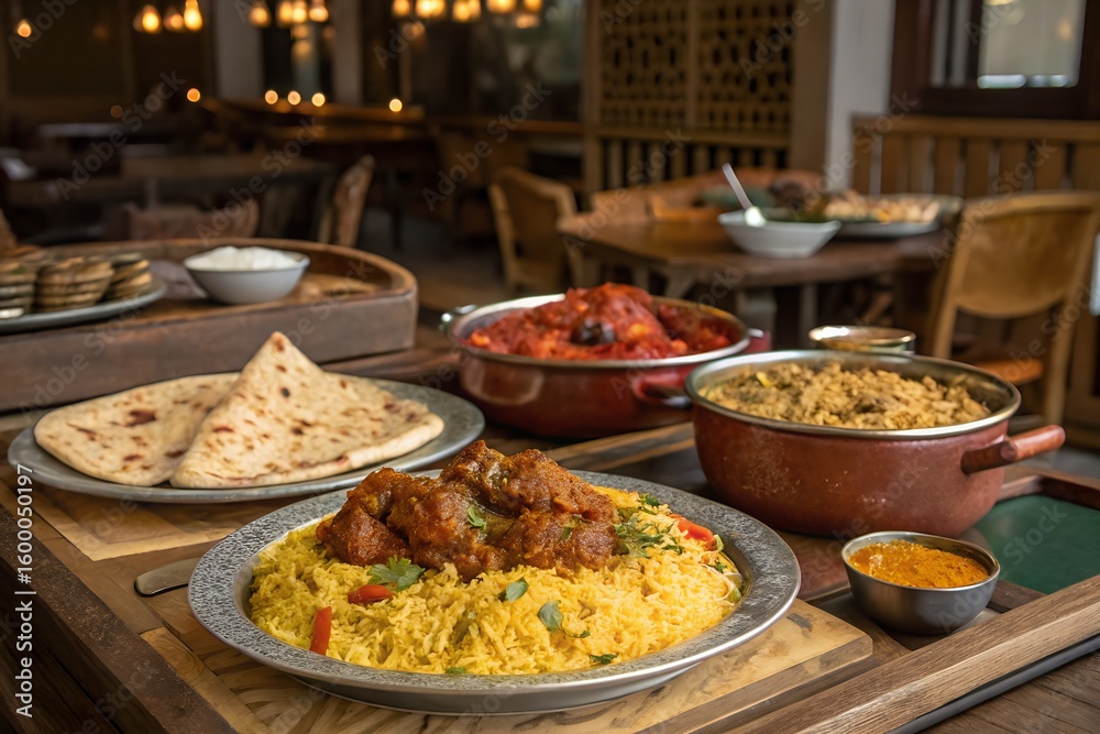 Obraz premium Authentic Kashmiri Wazwan Cuisine: Recipes, Traditions, and Flavors