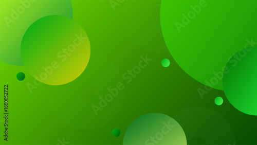 ABSTRACT YELLOW GREEN BACKGROUND WITH CIRCLE GEOMETRIC SHAPES GRADIENT COLOR DESIGN VECTOR TEMPLATE GOOD FOR MODERN WEBSITE, WALLPAPER, COVER DESIGN