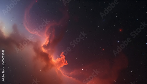 EdgeLit NebulaThe edges of a nebula glowing brighter than its ce