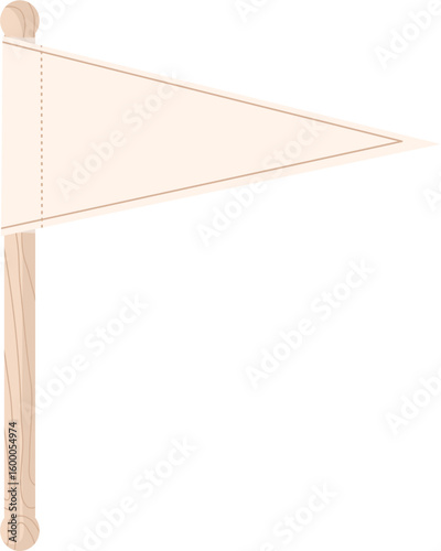 Pennant Flag Illustration