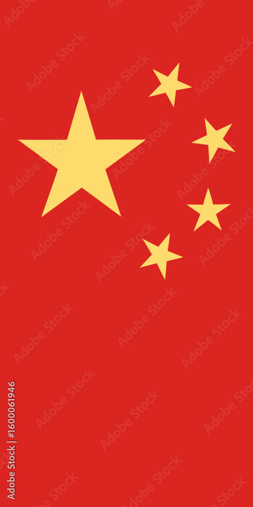 chinese flag star chinese flag star