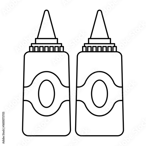 Set Vector Line Icons of Restaurant. Food and drink. Outline Symbol Collection
