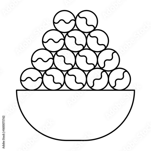 Set Vector Line Icons of Restaurant. Food and drink. Outline Symbol Collection
