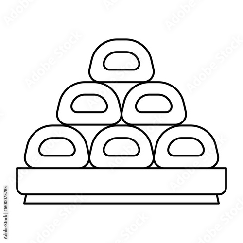 Set Vector Line Icons of Restaurant. Food and drink. Outline Symbol Collection
