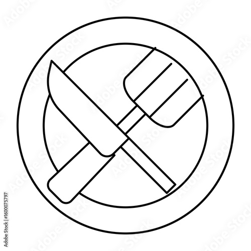 Set Vector Line Icons of Restaurant. Food and drink. Outline Symbol Collection
