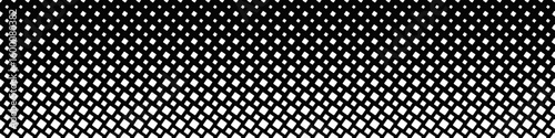 Wide monochrome repeating square pattern background