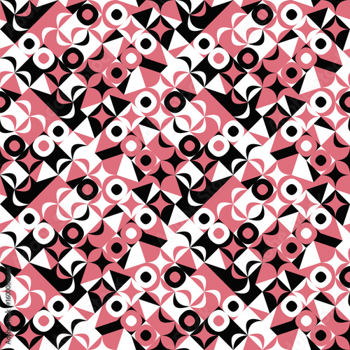 Abstract geometrical pattern background design - seamless repetitive vector illustration