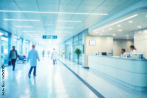 Wallpaper Mural Hospital Corridor: Clean, Modern Healthcare Facility Interior Photography Torontodigital.ca