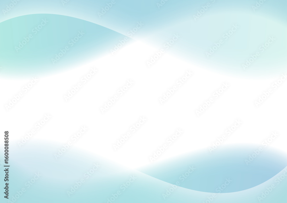 Fototapeta premium Clean Blue and White Wave Background – Soft Abstract Medical Style