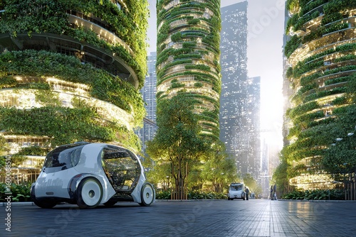 Sustainable Future Cityscape