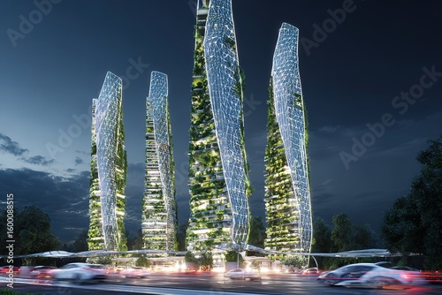 Sustainable Future Cityscape