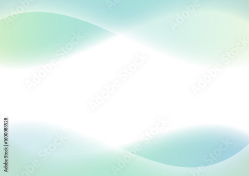 Clean Green and White Wave Background – Soft Abstract Medical Style
