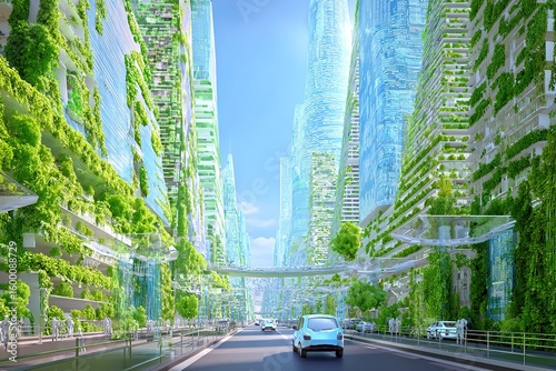 Sustainable Future Cityscape