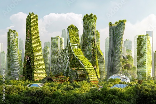 Sustainable Future Cityscape