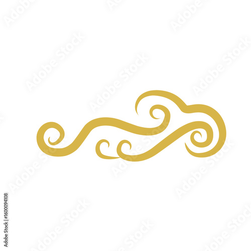 vintage sweep or swirl