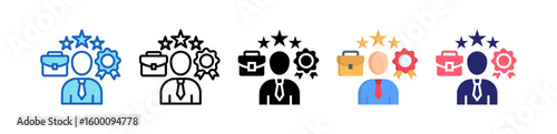 Professional Multiple Style Icon Set Collection.  