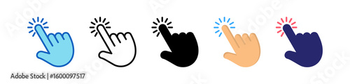 Touch Multiple Style Icon Set Collection.  