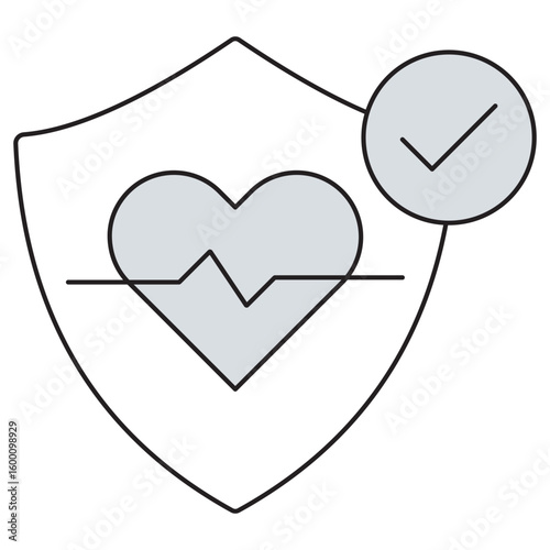 Life Insurance icon, Protect What Matters Most with Life Insurance, Secure Your Family’s Future Today, vector