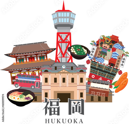 福岡の人気観光スポット