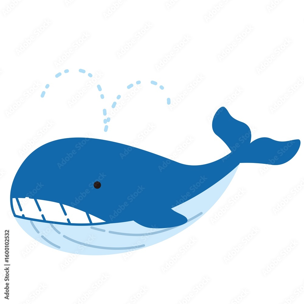 Obraz premium くじらのイラスト素材