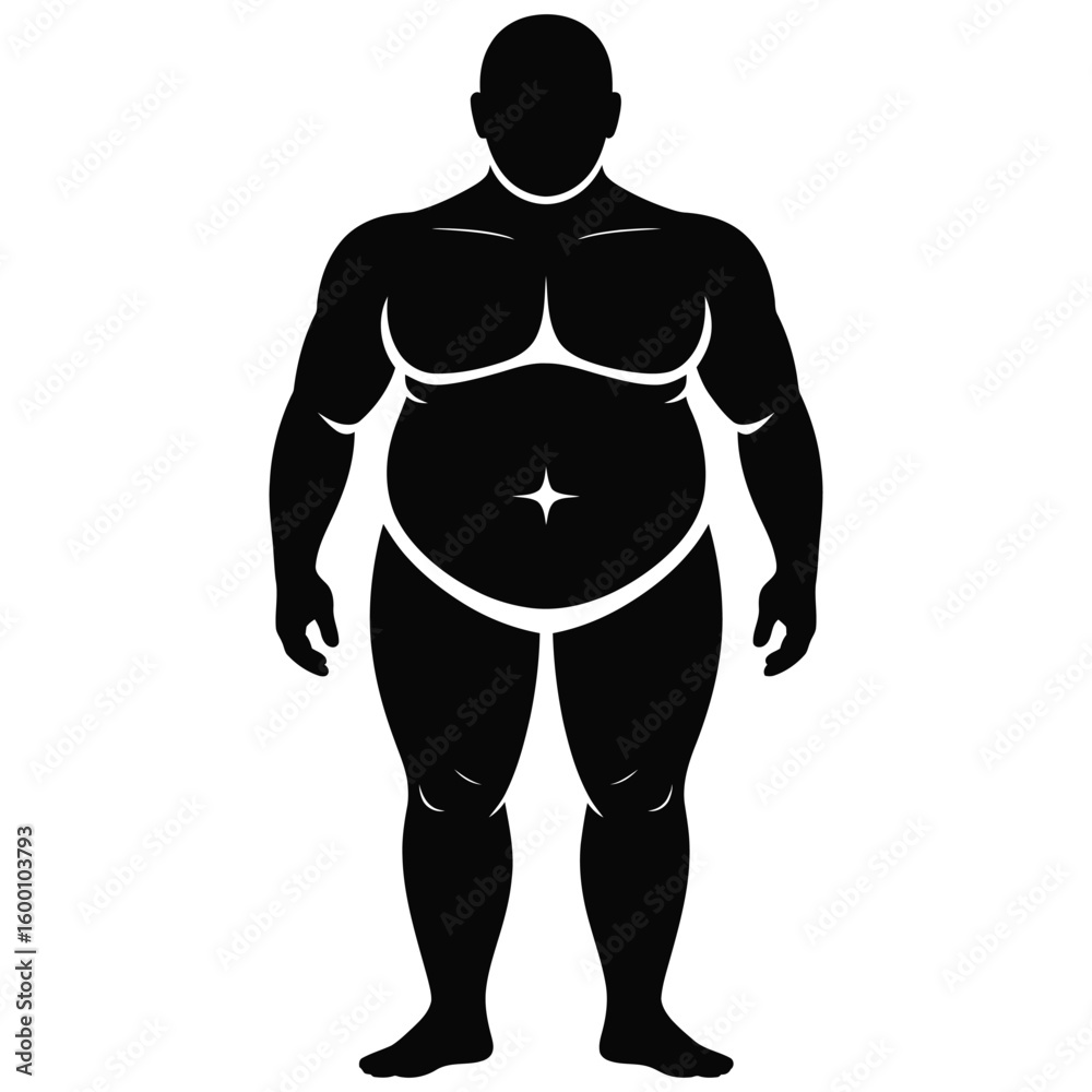 illustration of a man in a black suit