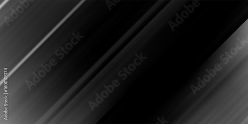 Black curtain background decoration wallpaper. Black gray satin dark fabric texture luxurious shiny that is abstract silk cloth panorama background.