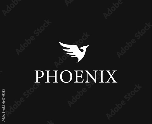 Sleek Phoenix Logo Design