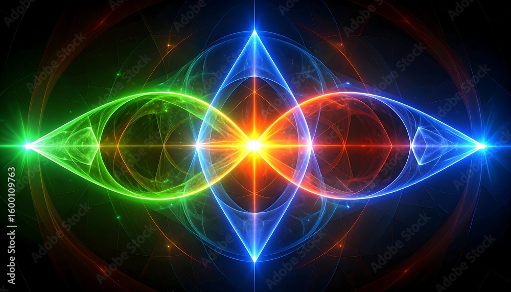 Obraz premium Vibrant, colorful abstract design