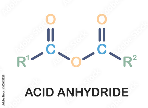 Acid anhydride functional group formula