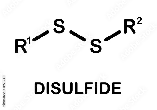 Disulfide functional group chemical formula