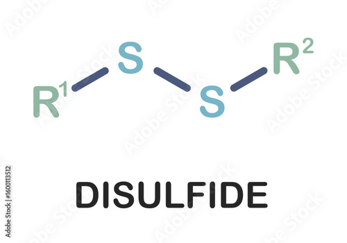 Disulfide functional group chemical formula