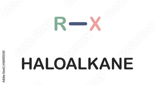 Haloalkane functional group chemical formula