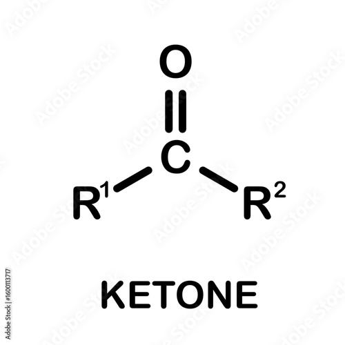Ketone functional group chemical structure