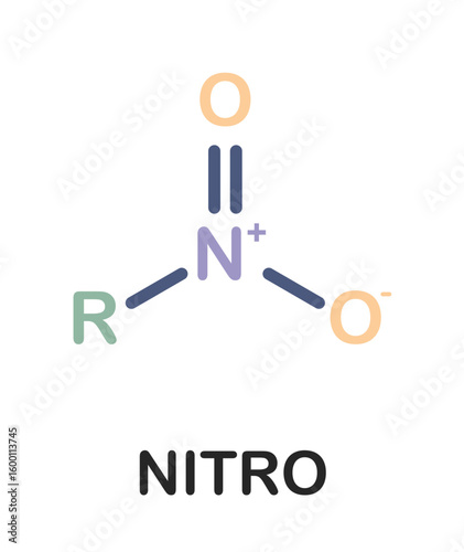 Nitro functional group chemical structure