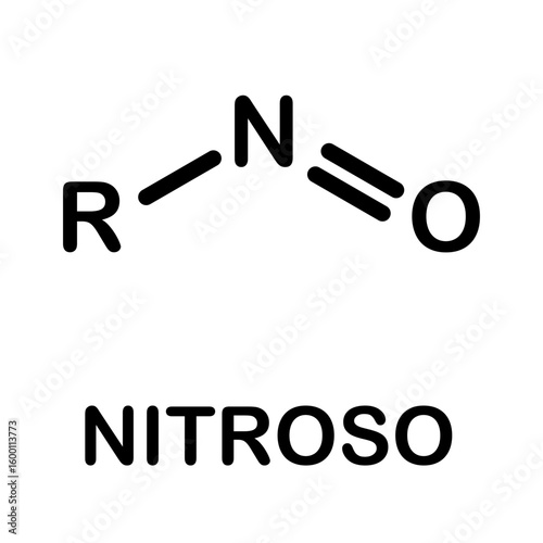 Chemical structure of nitroso functional group