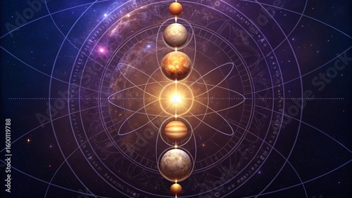 Celestial bodies and cosmic patterns astrology astronomy