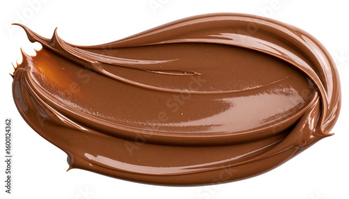 Chocolate smear on white background (1)
