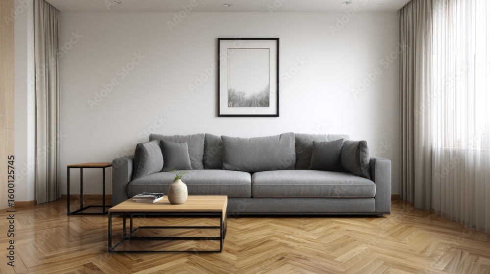 Fototapeta premium Modern living room interior (22)