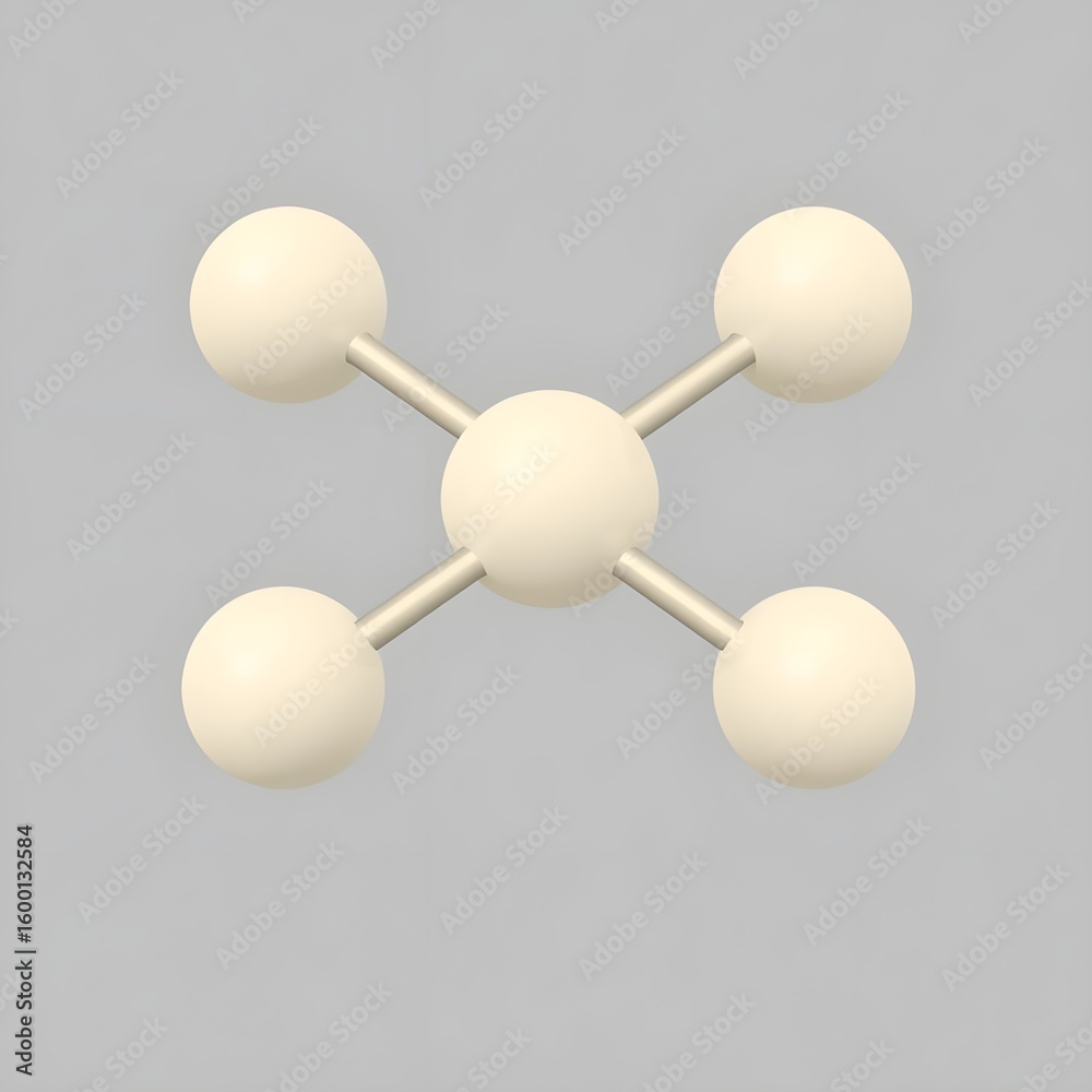 Obraz premium 3d model of molecule