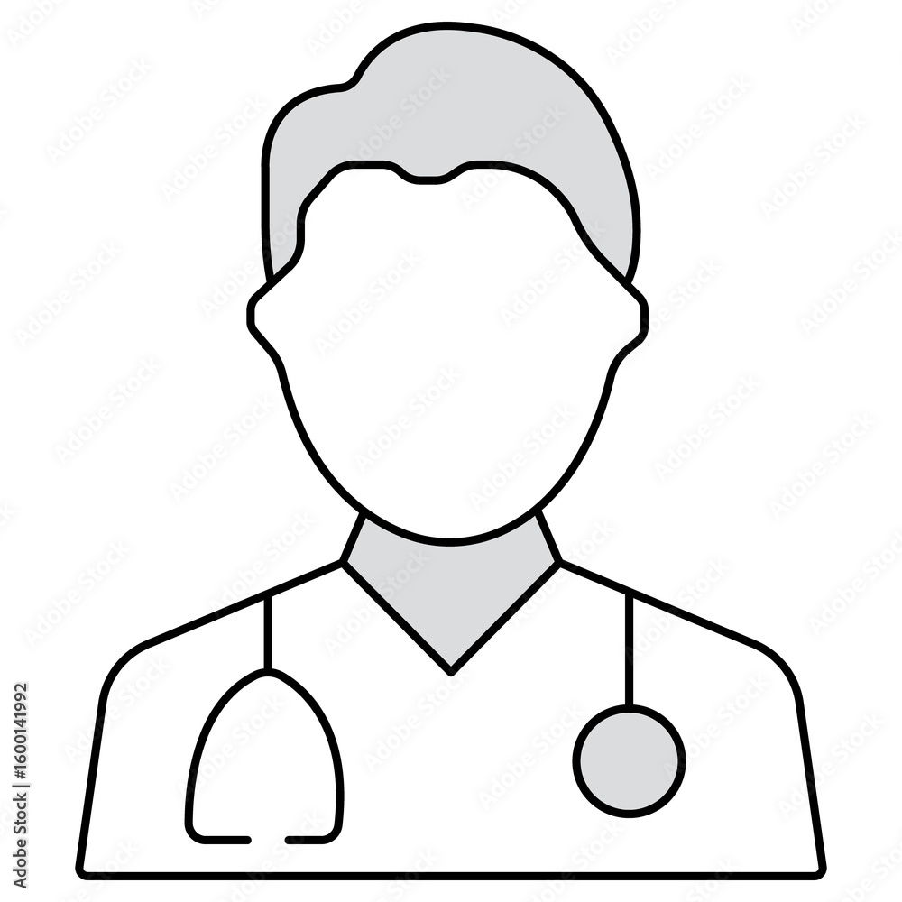 Fototapeta premium Doctor icon, Expert Medical Support When You Need It Most, Trusted Care Your Health, Your Doctor
