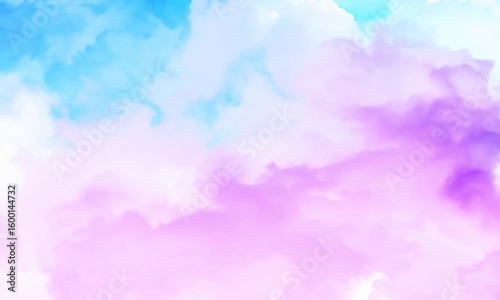 Watercolor pastel smoke explosion creating a dreamy and vibrant abstract background.