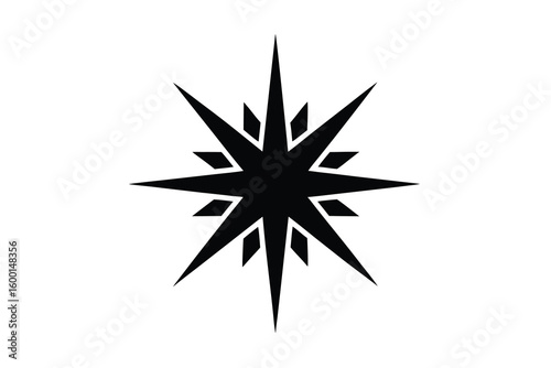 bethlehem star vector icon