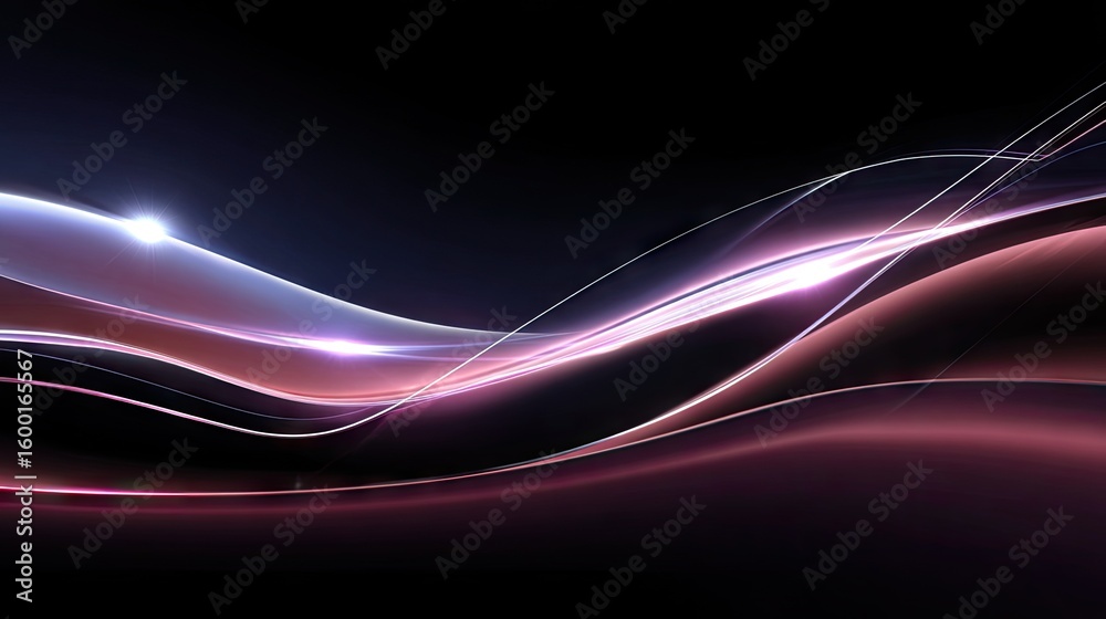 Naklejka premium Abstract design with flowing lines and vibrant colors.
