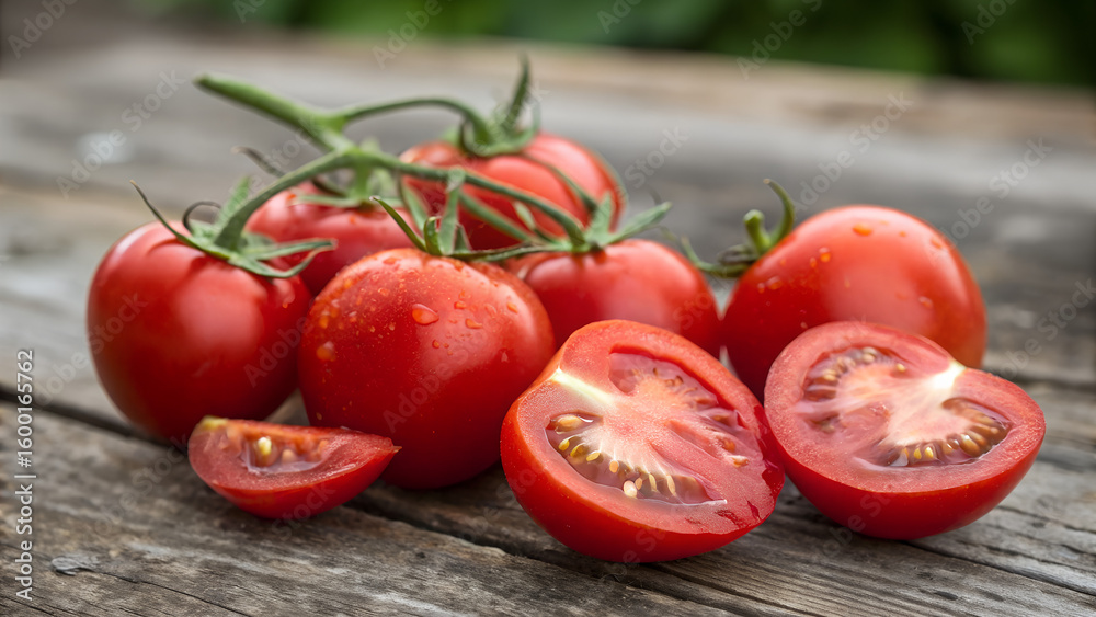 Fresh red tomatoes Fresh red tomatoes