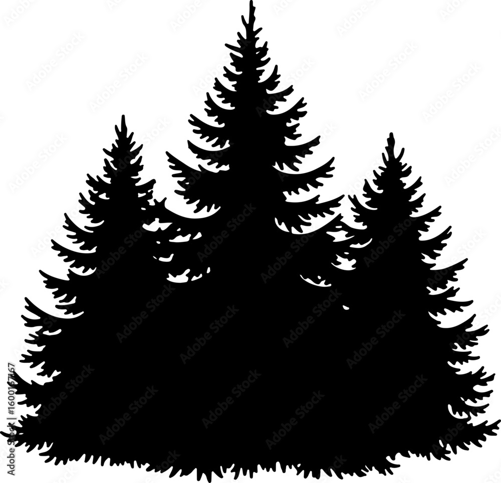 Obraz premium Tree Nature design, forest graphic, vector