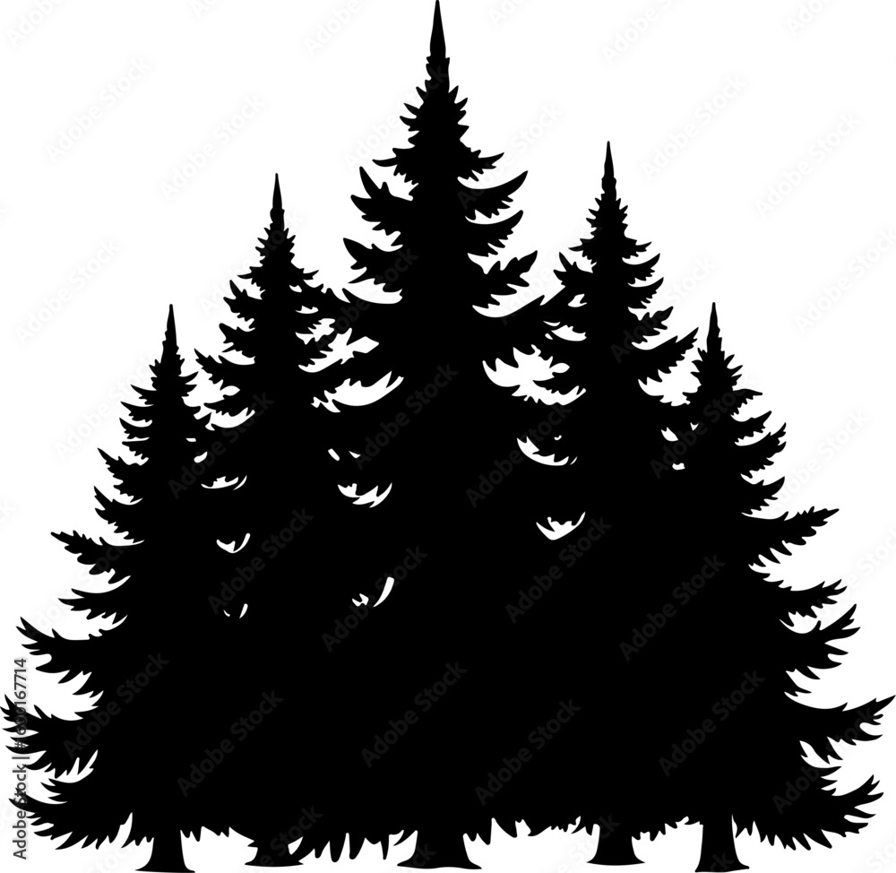 Obraz premium Tree Nature design, forest graphic, vector 