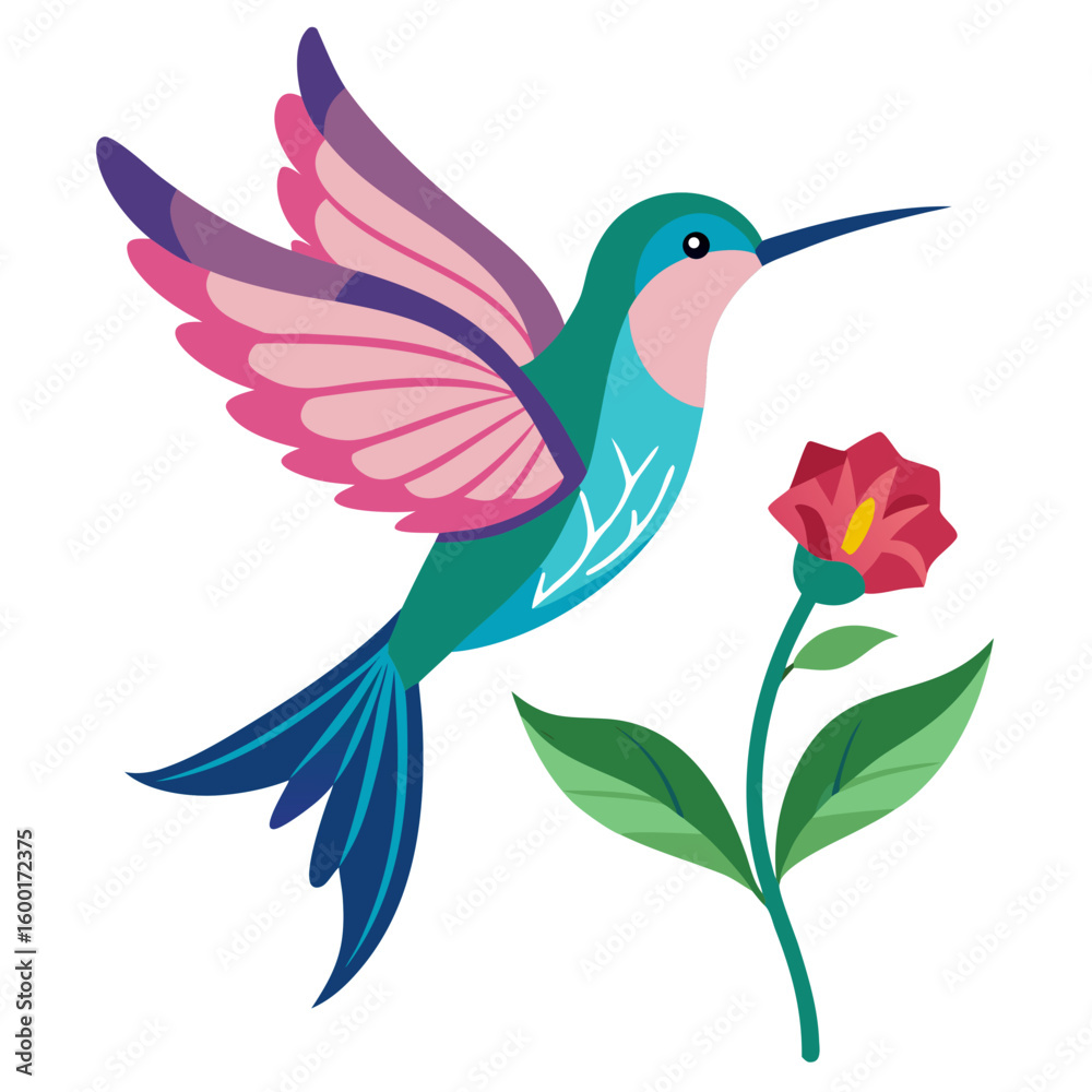 Obraz premium vector illustration of a bird
