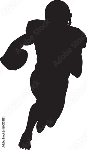 American Football Quarterback Illustration vector